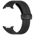 Curea Bizon Strap Watch Silicone L compatibila cu Samsung Galaxy Watch 8 40 / 44 / 46mm, Negru 3 - lerato.ro