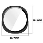 Carcasa cu protectie ecran din sticla securizata BizonMobile compatibila cu Samsung Galaxy Watch 8 44mm, Negru 3 - lerato.ro