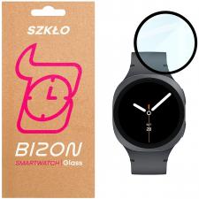 Accesorii Samsung Galaxy Watch 8 40 mm, Folie sticla securizata Bizon Glass Watch Edge Hybrid compatibila cu Samsung Galaxy Watch 8 40mm, Negru, lerato.ro