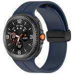 Curea Bizon Strap Watch Silicone L compatibila cu Samsung Galaxy Watch 8 40 / 44 / 46mm, Navy Blue 2 - lerato.ro