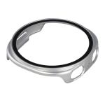 Carcasa cu protectie ecran din sticla securizata BizonMobile compatibila cu Samsung Galaxy Watch 8 44mm, Silver 8 - lerato.ro