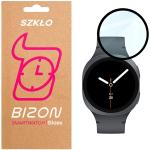Folie sticla securizata Bizon Glass Watch Edge Hybrid compatibila cu Samsung Galaxy Watch 8 44mm, Negru 2 - lerato.ro