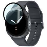 Folie sticla securizata Bizon Glass Watch Edge Hybrid compatibila cu Samsung Galaxy Watch 8 44mm, Negru 4 - lerato.ro