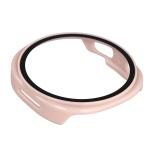 Carcasa cu protectie ecran din sticla securizata BizonMobile compatibila cu Samsung Galaxy Watch 8 44mm, Roz 8 - lerato.ro