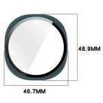 Carcasa cu protectie ecran din sticla securizata BizonMobile compatibila cu Samsung Galaxy Watch 8 44mm, Verde 3 - lerato.ro