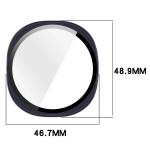 Carcasa cu protectie ecran din sticla securizata BizonMobile compatibila cu Samsung Galaxy Watch 8 44mm, Albastru 3 - lerato.ro