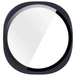 Carcasa cu protectie ecran din sticla securizata BizonMobile compatibila cu Samsung Galaxy Watch 8 44mm, Albastru 9 - lerato.ro