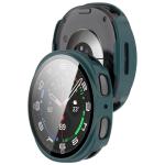 Carcasa cu protectie ecran din sticla securizata BizonMobile compatibila cu Samsung Galaxy Watch 8 40mm, Verde 5 - lerato.ro