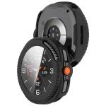 Carcasa cu protectie ecran din sticla securizata BizonMobile compatibila cu Samsung Galaxy Watch 8 Classic 46mm, Negru mat 5 - lerato.ro
