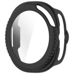 Carcasa cu protectie ecran din sticla securizata BizonMobile compatibila cu Samsung Galaxy Watch 8 Classic 46mm, Negru mat 3 - lerato.ro