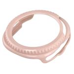 Carcasa cu protectie ecran din sticla securizata BizonMobile compatibila cu Samsung Galaxy Watch 8 Classic 46mm, Roz 7 - lerato.ro
