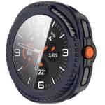 Carcasa cu protectie ecran din sticla securizata BizonMobile compatibila cu Samsung Galaxy Watch 8 Classic 46mm, Albastru 6 - lerato.ro
