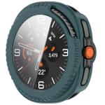 Carcasa cu protectie ecran din sticla securizata BizonMobile compatibila cu Samsung Galaxy Watch 8 Classic 46mm, Verde 6 - lerato.ro