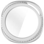Carcasa cu protectie ecran din sticla securizata BizonMobile compatibila cu Samsung Galaxy Watch 8 Classic 46mm, Satin Silver 8 - lerato.ro