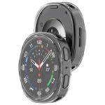 Carcasa cu protectie ecran din sticla securizata BizonMobile Felipe compatibila cu Samsung Galaxy Watch 8 44mm, Transparent 8 - lerato.ro