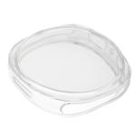 Carcasa cu protectie ecran din sticla securizata BizonMobile Felipe compatibila cu Samsung Galaxy Watch 8 44mm, Transparent 6 - lerato.ro