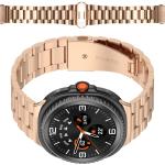 Curea din otel inoxidabil Bizon Strap Watch Aura compatibila cu Samsung Galaxy Watch 8 40 / 44 / 46mm, Rose Gold 4 - lerato.ro