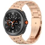 Curea din otel inoxidabil Bizon Strap Watch Aura compatibila cu Samsung Galaxy Watch 8 40 / 44 / 46mm, Rose Gold 2 - lerato.ro