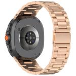 Curea din otel inoxidabil Bizon Strap Watch Aura compatibila cu Samsung Galaxy Watch 8 40 / 44 / 46mm, Rose Gold 6 - lerato.ro