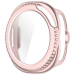 Carcasa cu protectie ecran din sticla securizata BizonMobile compatibila cu Samsung Galaxy Watch 8 Classic 46mm, Satin Pink 4 - lerato.ro