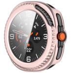 Carcasa cu protectie ecran din sticla securizata BizonMobile compatibila cu Samsung Galaxy Watch 8 Classic 46mm, Satin Pink 6 - lerato.ro