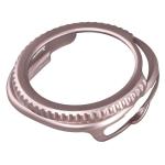 Carcasa cu protectie ecran din sticla securizata BizonMobile compatibila cu Samsung Galaxy Watch 8 Classic 46mm, Satin Pink 7 - lerato.ro