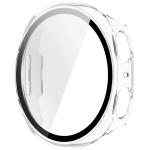 Carcasa cu protectie ecran din sticla securizata BizonMobile compatibila cu Samsung Galaxy Watch 8 44mm, Transparent 4 - lerato.ro