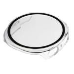 Carcasa cu protectie ecran din sticla securizata BizonMobile compatibila cu Samsung Galaxy Watch 8 44mm, Transparent 7 - lerato.ro