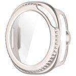 Carcasa cu protectie ecran din sticla securizata BizonMobile compatibila cu Samsung Galaxy Watch 8 Classic 46mm, Champagne 4 - lerato.ro