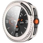 Carcasa cu protectie ecran din sticla securizata BizonMobile compatibila cu Samsung Galaxy Watch 8 Classic 46mm, Champagne 6 - lerato.ro