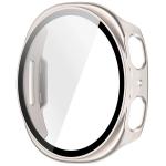 Carcasa cu protectie ecran din sticla securizata BizonMobile compatibila cu Samsung Galaxy Watch 8 40mm, Champagne 4 - lerato.ro
