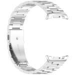 Curea din otel inoxidabil Bizon Strap Watch Aura compatibila cu Samsung Galaxy Watch 8 40 / 44 / 46mm, Silver 6 - lerato.ro