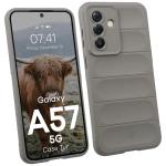 Carcasa Bizon Tur compatibila cu Samsung Galaxy A57 5G, Light Grey 3 - lerato.ro