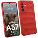 Carcasa Bizon Tur compatibila cu Samsung Galaxy A57 5G, Rosu 3 - lerato.ro