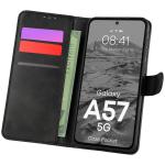 Husa flip cover Bizon Pocket compatibila cu Samsung Galaxy A57 5G, Negru 3 - lerato.ro