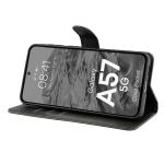 Husa flip cover Bizon Pocket compatibila cu Samsung Galaxy A57 5G, Negru 6 - lerato.ro