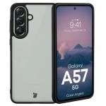 Carcasa Bizon Angelo compatibila cu Samsung Galaxy A57 5G, Transparent / Negru 3 - lerato.ro