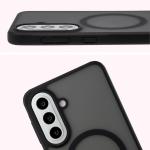 Carcasa Bizon MatteO cu MagSafe compatibila cu Samsung Galaxy A57 5G, Negru 5 - lerato.ro