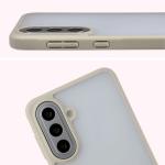 Carcasa Bizon Angelo compatibila cu Samsung Galaxy A57 5G, Transparent / Bej 4 - lerato.ro