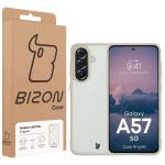 Carcasa Bizon Angelo compatibila cu Samsung Galaxy A57 5G, Transparent / Bej 7 - lerato.ro