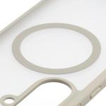Carcasa Bizon MatteO cu MagSafe compatibila cu Samsung Galaxy A57 5G, Bej 4 - lerato.ro