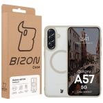 Carcasa Bizon MatteO cu MagSafe compatibila cu Samsung Galaxy A57 5G, Bej 8 - lerato.ro