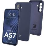 Carcasa Bizon Soft compatibila cu Samsung Galaxy A57 5G, Dark Blue 3 - lerato.ro