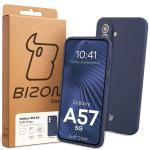 Carcasa Bizon Soft compatibila cu Samsung Galaxy A57 5G, Dark Blue 8 - lerato.ro