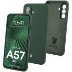 Carcasa Bizon Soft compatibila cu Samsung Galaxy A57 5G, Dark Green 3 - lerato.ro