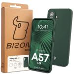 Carcasa Bizon Soft compatibila cu Samsung Galaxy A57 5G, Dark Green 8 - lerato.ro