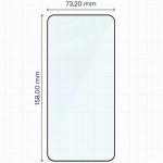 Folie sticla securizata Bizon Glass Edge 2 compatibila cu Samsung Galaxy A57 5G, Negru 3 - lerato.ro