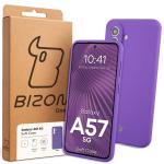 Carcasa Bizon Soft compatibila cu Samsung Galaxy A57 5G, Mov 8 - lerato.ro