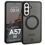 Kit protectie 2 in 1 BizonMobile, Carcasa Bizon MatteO si Folie sticla securizata Bizon Glass Edge, compatibil cu Samsung Galaxy A57 5G, Negru 4 - lerato.ro