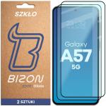 Set 2 folii sticla securizata Bizon Glass Edge Duo compatibile cu Samsung Galaxy A57 5G, Negru 2 - lerato.ro